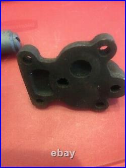 1936-38 HARLEY KNUCKLEHEAD VINTAGE, OEM, OIL PUMP BODY, FRONT COVER WithOIL FITTINGS