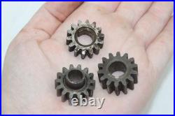 1948-50 Harley-Davidson Panhead Motor Oil Feed Pump Body & 3 Gears