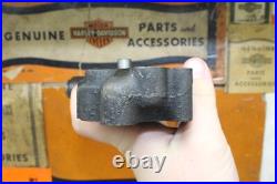 1950-52 Harley-Davidson Panhead Motor Oil Feed Pump Cover Gears