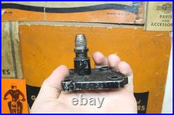 1950-52 Harley-Davidson Panhead Motor Oil Feed Pump Cover Gears