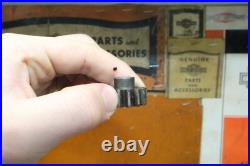 1950-52 Harley-Davidson Panhead Motor Oil Feed Pump Cover Gears
