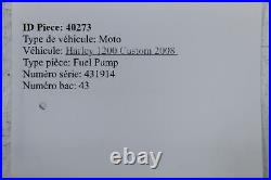 2008 Harley-davidson Sportster 1200 Custom Xl1200c Fuel Gas Pump 75268-07f