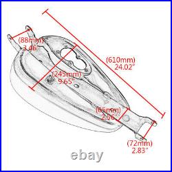3.3 GAL EFI Gas Tank Stock Fuel Pump Cap For Harley Davidson Sportster XL 04-UP