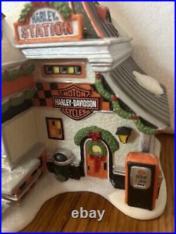 Dept 56 North Pole Harley-Davidson Harley Pump & Go Diner #4035574