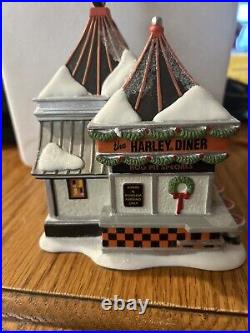 Dept 56 North Pole Harley-Davidson Harley Pump & Go Diner #4035574