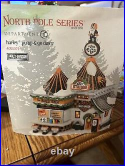 Dept 56 North Pole Harley-Davidson Harley Pump & Go Diner #4035574