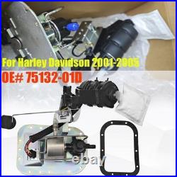 Electrical Fuel Pump Assembly for 2001-2005 Harley Davidson Softail 75132-01D/