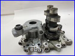 Harley-Davidson 2001 Dyna Wide Glide Camshaft Plate Assembly Oil Pump Camshafts