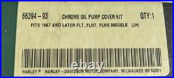 Harley Davidson Chrome Oil Pump Cover Kit 66394-93