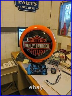 Harley Davidson Gas Pump Globe