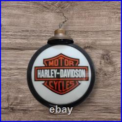 Harley-Davidson /Indian Motorcycle Chain Hanging Gas Pump Globe Light 2 In One