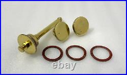 Harley Davidson J Jd F Fd 1916-1924 Priming Pump & Fuel Caps Brass & Gaskets