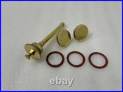 Harley Davidson J Jd F Fd 1916-1924 Priming Pump & Fuel Caps Brass & Gaskets