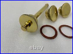 Harley Davidson J Jd F Fd 1916-1924 Priming Pump & Fuel Caps Brass & Gaskets