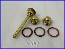 Harley Davidson J Jd F Fd 1916-1924 Priming Pump & Fuel Caps Brass & Gaskets