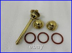 Harley Davidson J Jd F Fd 1916-1924 Priming Pump & Fuel Caps Brass & Gaskets