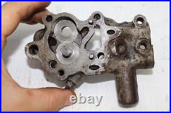 Harley-Davidson Knucklehead Motor Oil Feed Pump Body & Cover Wolfe