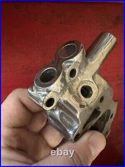 Harley Davidson Knucklehead Panhead Chrome Oil Pump Body 595c