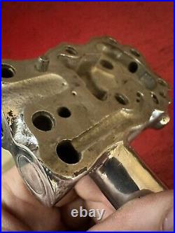 Harley Davidson Knucklehead Panhead Chrome Oil Pump Body 595c