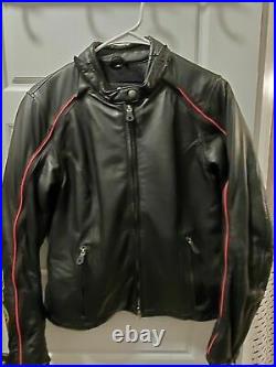 Harley-Davidson Leather 2 IN ONE HD Riding ROSE Jacket Womens Small