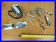 Harley Davidson Motorcycle MISC Parts Lot Chrome Covers Pump Starter Connectors