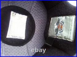 Harley Davidson White Leather Jacket, Chaps (small) & black helmet. No Reserve