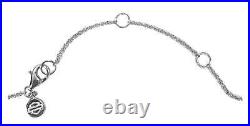 Harley-Davidson Women's Infinity Crystal Thorn Heart Necklace, Sterling Silver