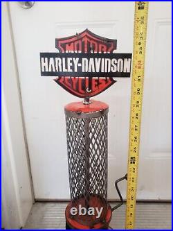 Harley Davidson replica metal display rustic gas pump. L@@K