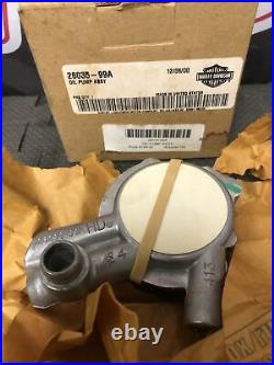 Harley Oem Oil Pump Asy. 26290-99a Twin Cam Engines Dyna Softail Fxdxt Fltr Nos