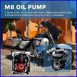 M8 Oil Pump for Harley 2017-Up Street Glide Road Glide Softail Low Rider Fat Boy