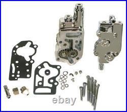 Mid USA 67088 V-Factor Chrome Oil Pump Harley Evolution 92-99 OE 26053-92