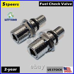 NEW 2PCS Fuel Check Valve 75309-07A For 2007-2020 Harley Davidson XL Sportster