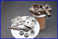 ORIGINAL Harley Knucklehead Panhead OHV OIL PUMP complete & Nice fits 1941-'48