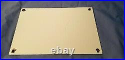 Vintage Harley Davidson Motorcycle Porcelain Biker Gas Service Pump Plate Sign