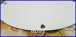 Vintage Harley Davidson Motorcycle Porcelain Gas Auto Bike Sales Skull Pump Sign