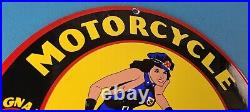 Vintage Harley Davidson Motorcycle Porcelain Signal Gasoline Service Pump Sign Vintage Harley Davidson Motorcycle Porcelain Signal Gasoline Service Pump Sign
