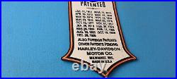Vintage Harley Davidson Motorcycles Sign Display Gas Pump Porcelain Sign