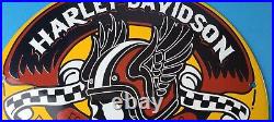 Vintage Harley Davidson Motorcycles Sign Forever Skull Gas Pump Porcelain Sign Vintage Harley Davidson Motorcycles Sign Forever Skull Gas Pump Porcelain Sign