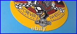 Vintage Harley Davidson Motorcycles Sign Forever Skull Gas Pump Porcelain Sign Vintage Harley Davidson Motorcycles Sign Forever Skull Gas Pump Porcelain Sign