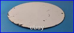 Vintage Harley Davidson Motorcycles Sign Gateway West Porcelain Gas Pump Sign