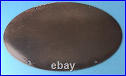 Vintage Harley Davidson Motorcycles Sign Genuine Parts Gas Pump Porcelain Sign