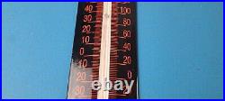 Vintage Harley Davidson Sign Motorcycle Pump Ad Sign on Porcelain Thermometer