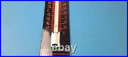 Vintage Harley Davidson Sign Motorcycle Pump Ad Sign on Porcelain Thermometer